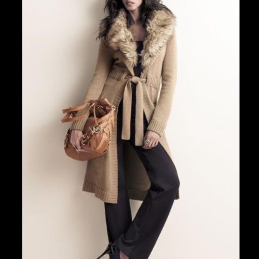 Faux Fur Cardigan